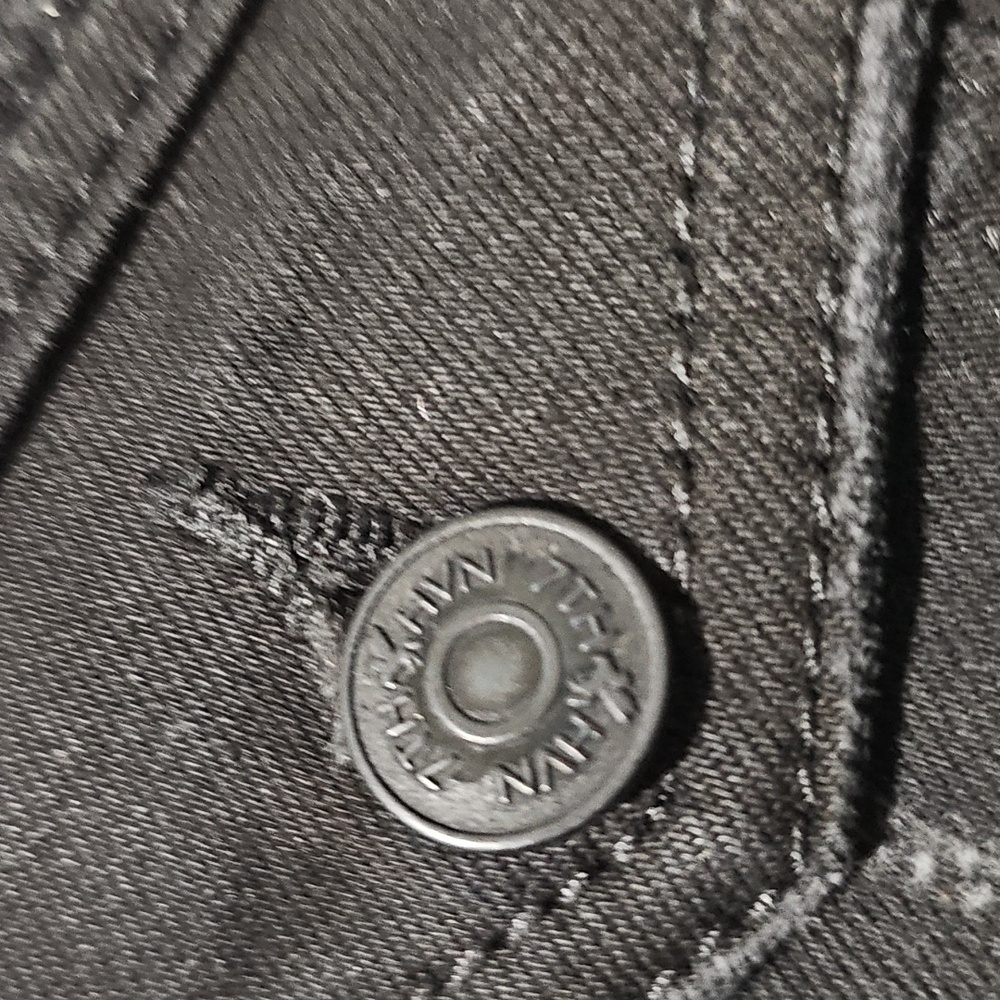 NWT 7TH HVN Crystal Stargaze Jet Jean Jacket Black Denim Medium Coat Embellished - Picture 3 of 12